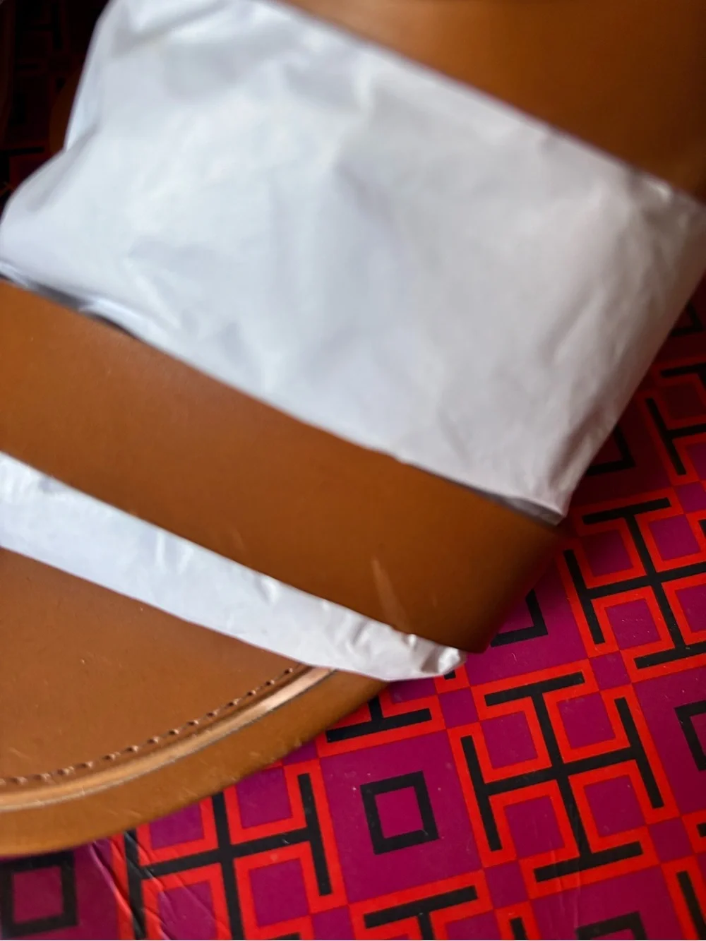 NIB Tory Burch tan wedges